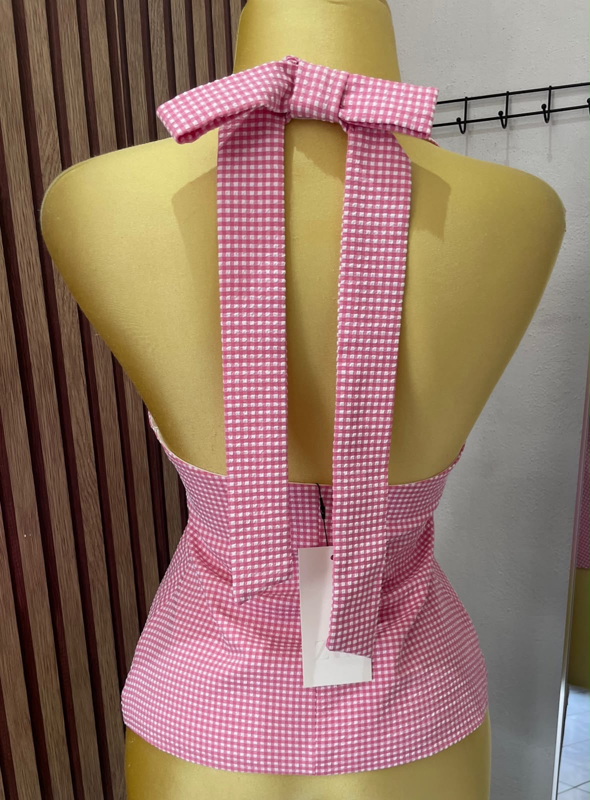 Blusa cuadros Zara