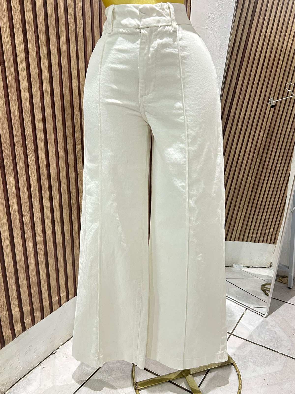 JEANS RECTO BLANCO MANGO