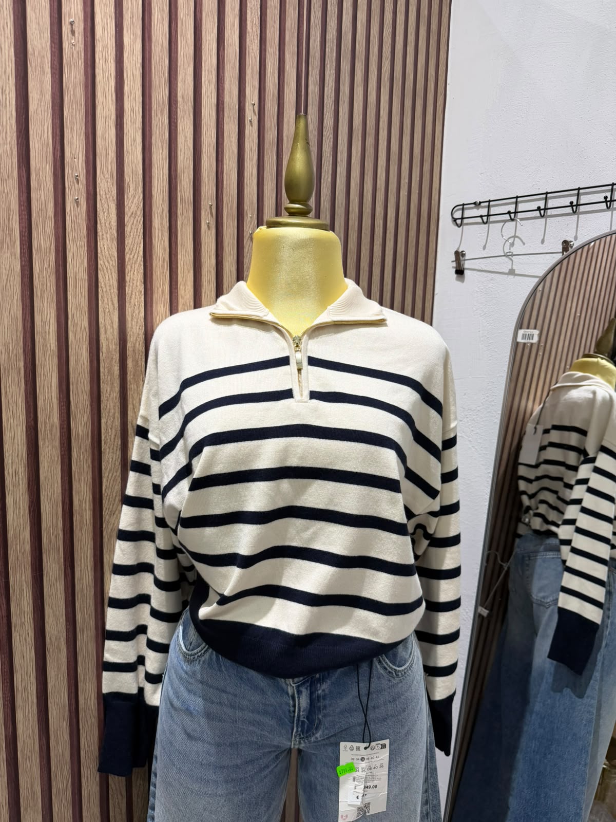 Suéter rayas Zara