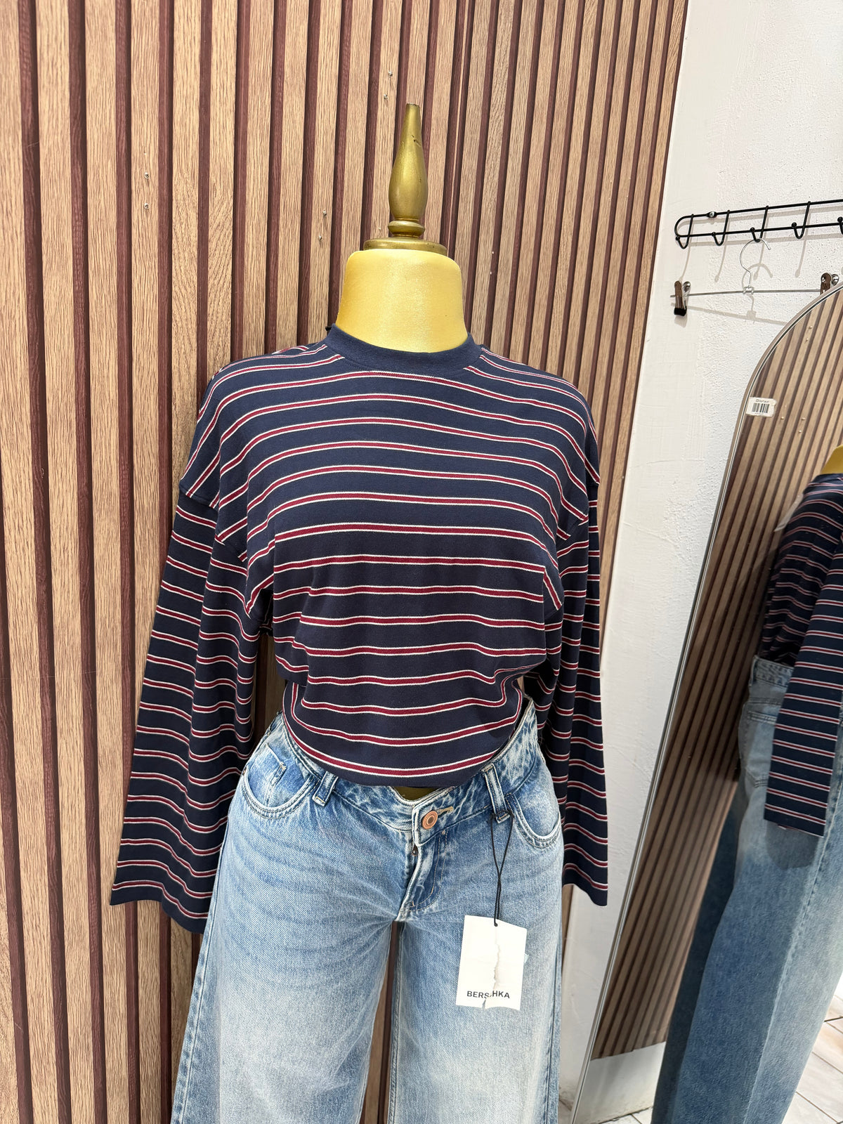 Blusa manga larga