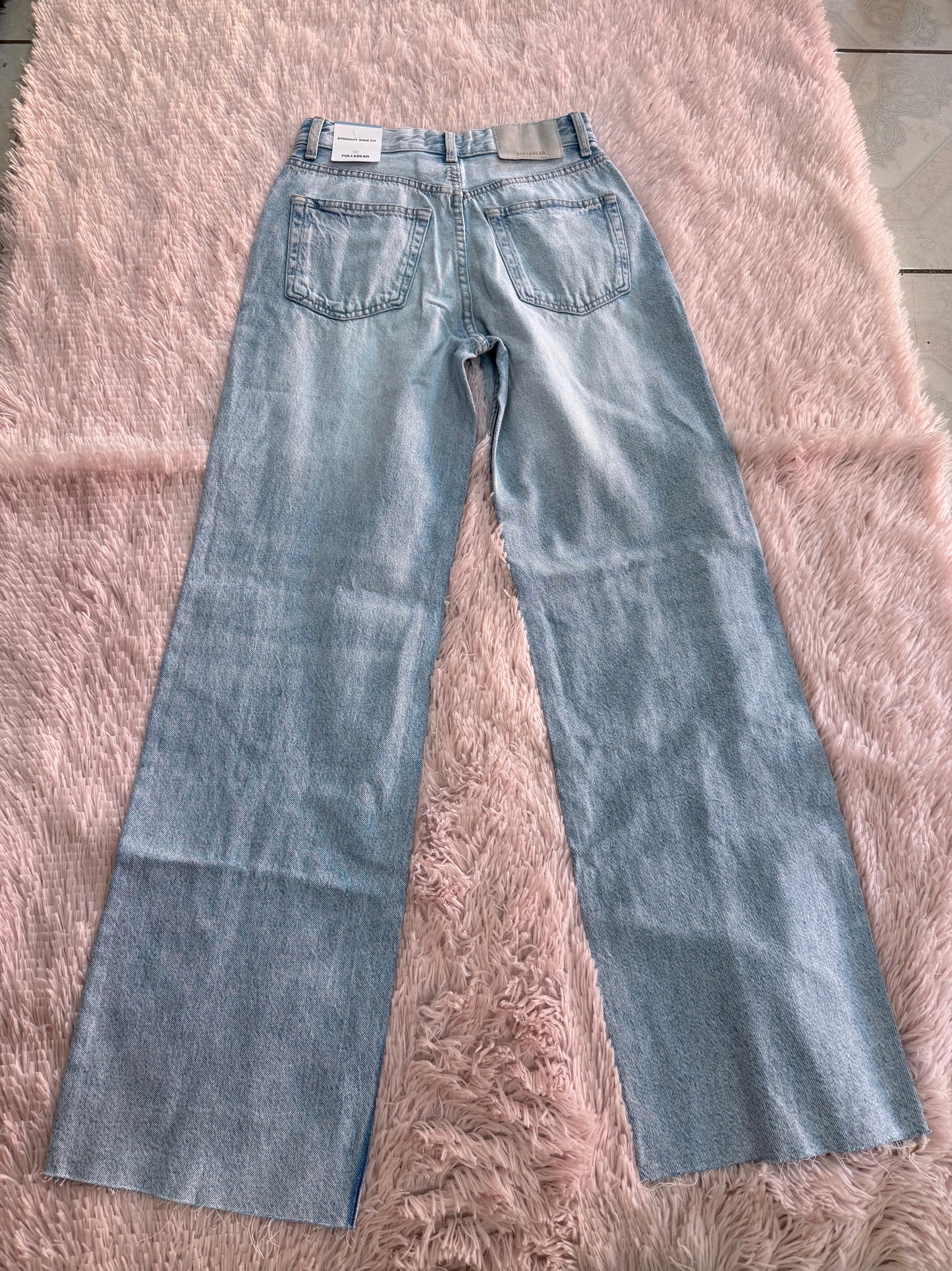 Jeans straight wide bershka