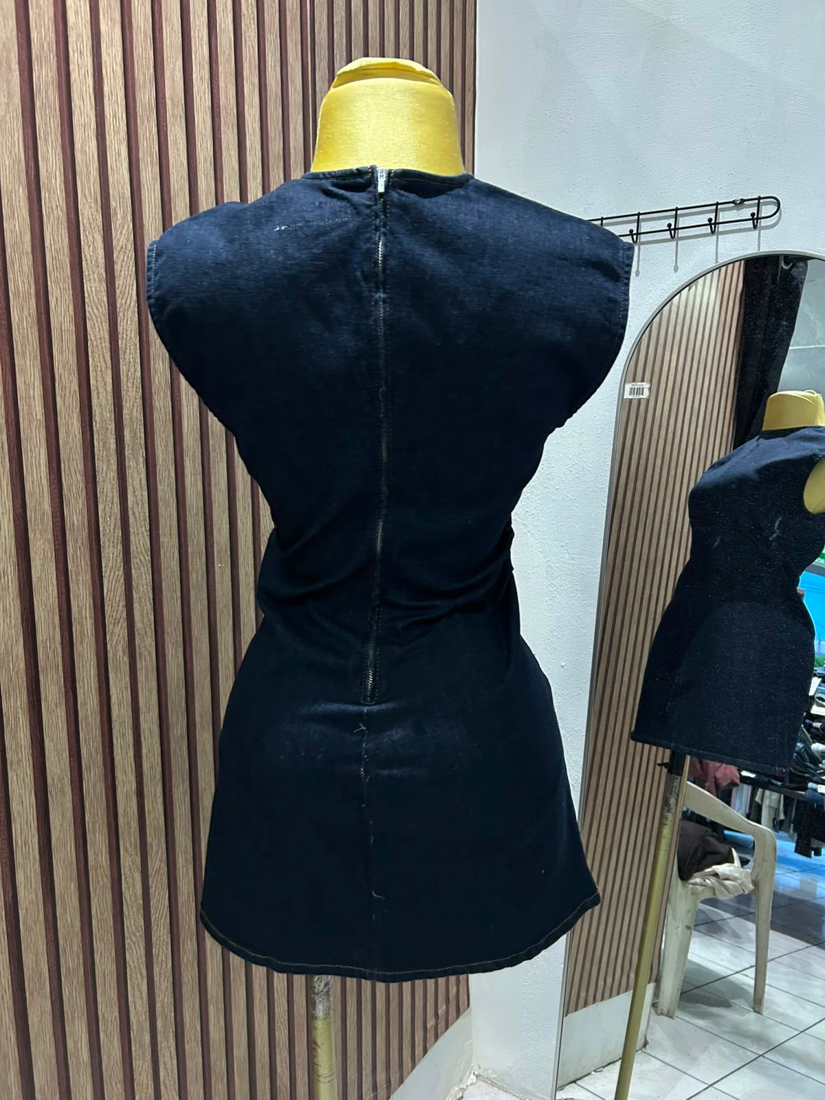 VESTIDO CORTO MEZCLILLA ZARA