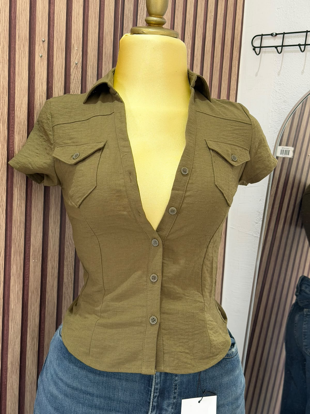 Blusa en v hym