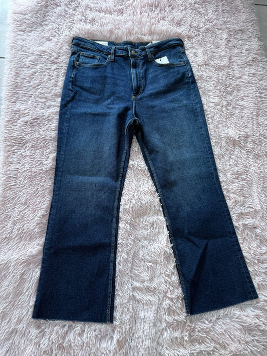 JEANS RECTO CROP FLARE