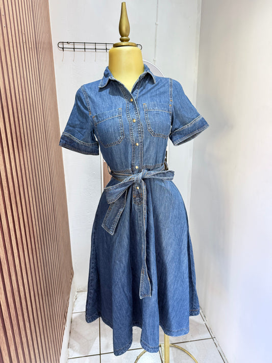 Vestido largo demin