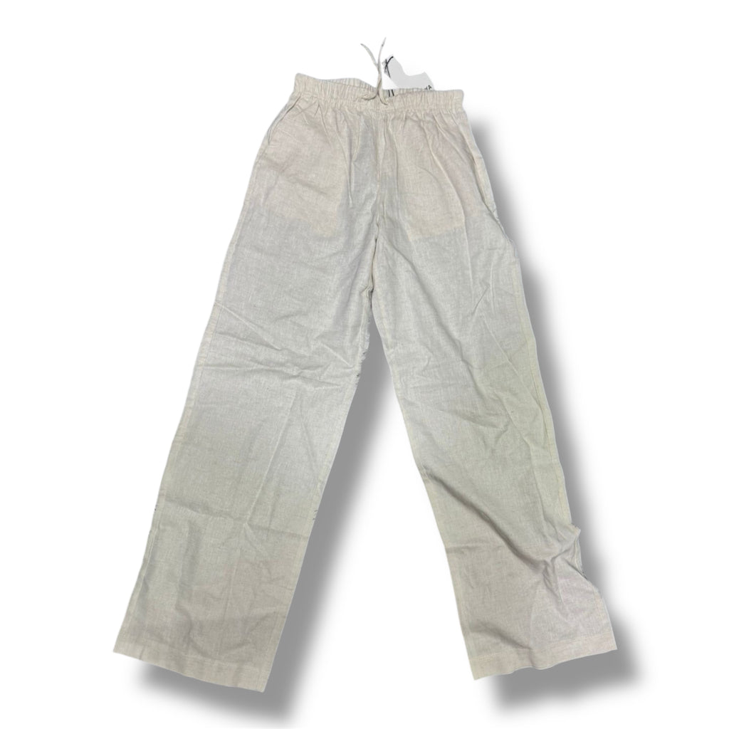 Pantalón lino (BERSHKA)