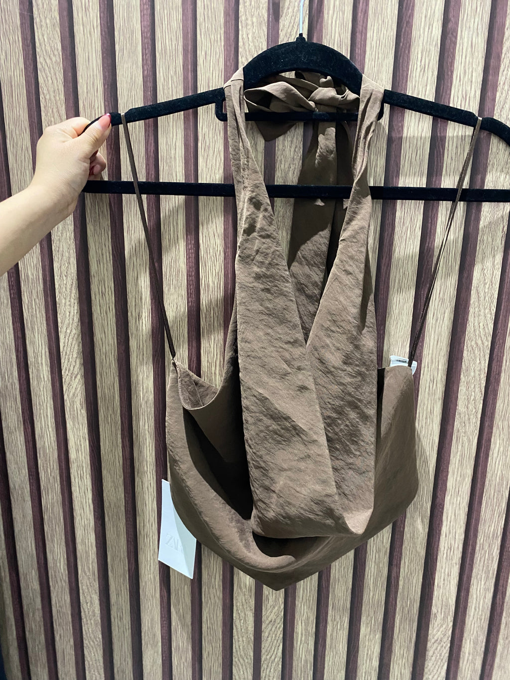 Blusa halter (ZARA)