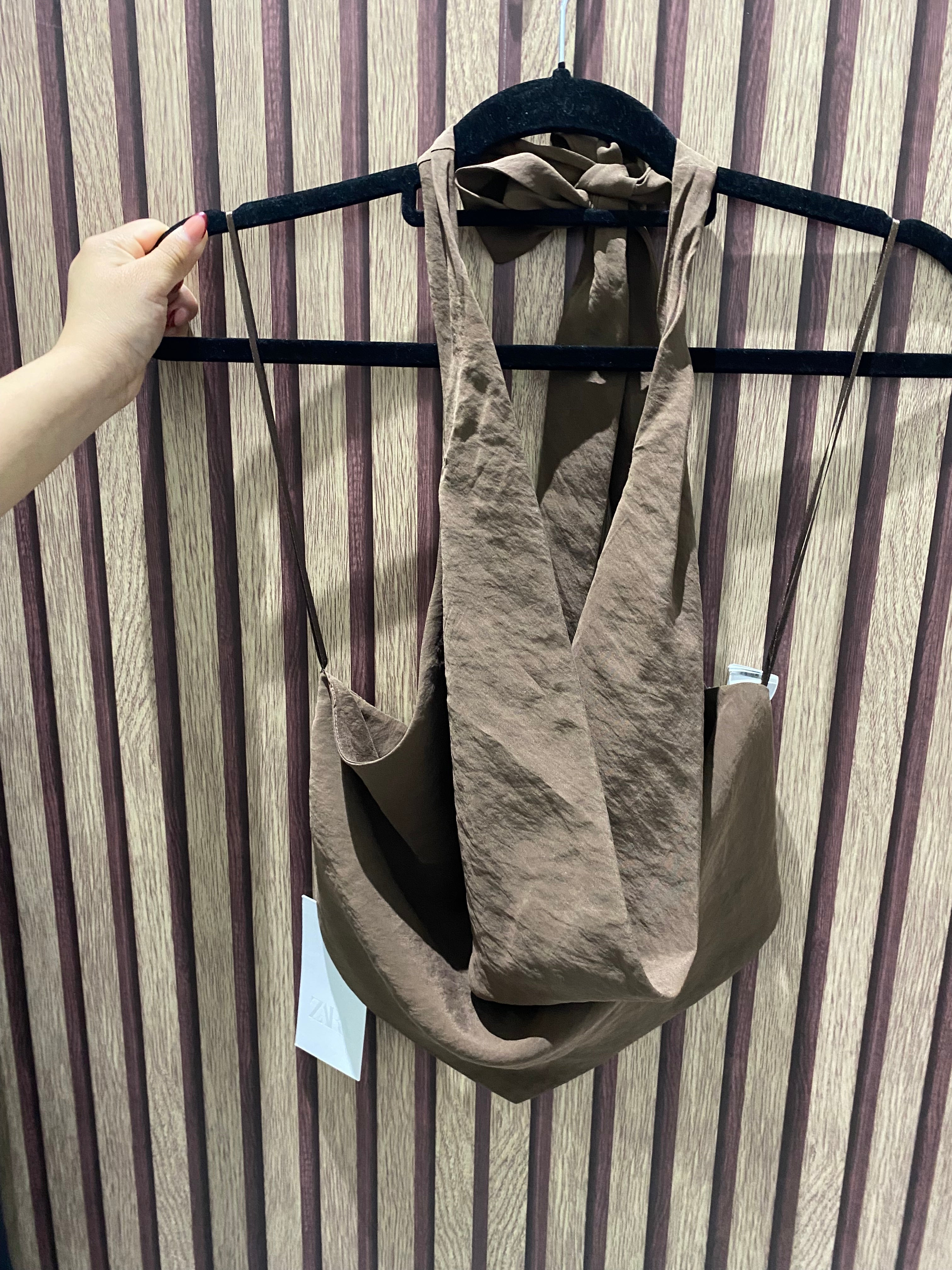 Blusa halter (ZARA)