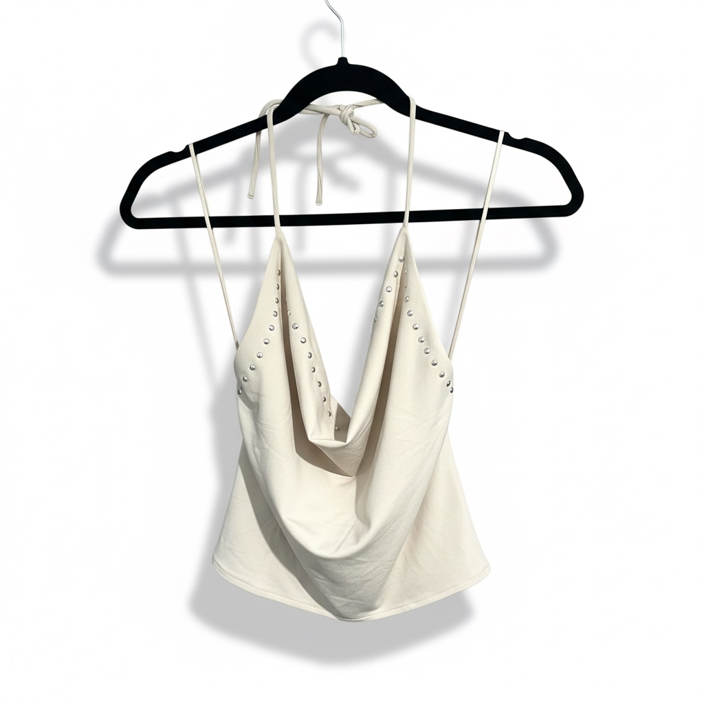 Blusa halter (BERSHKA)