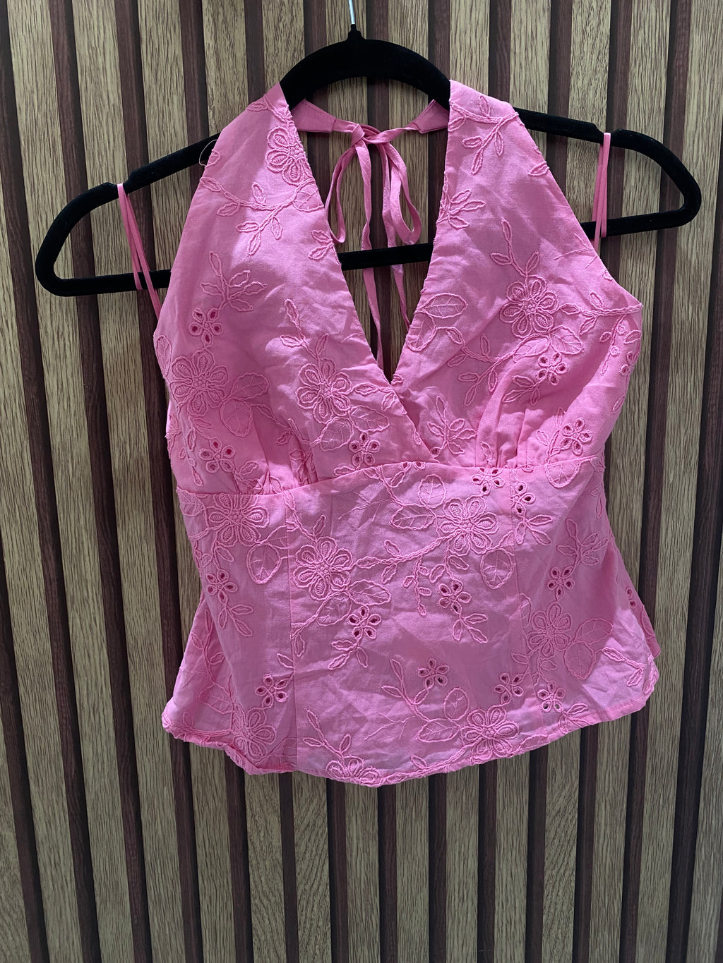 Blusa halter (STRADIVARIUS)