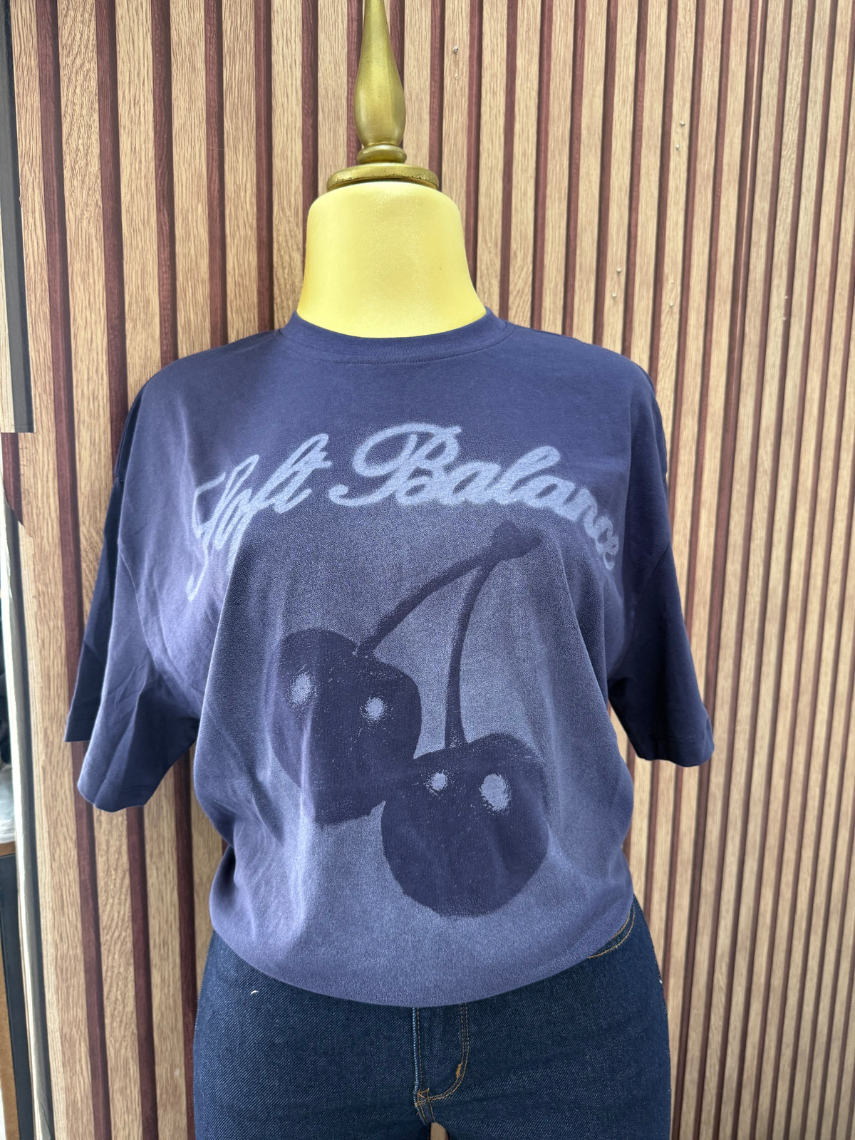 Blusa básica con estampado ￼