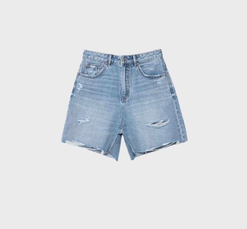 shorts de mezclilla