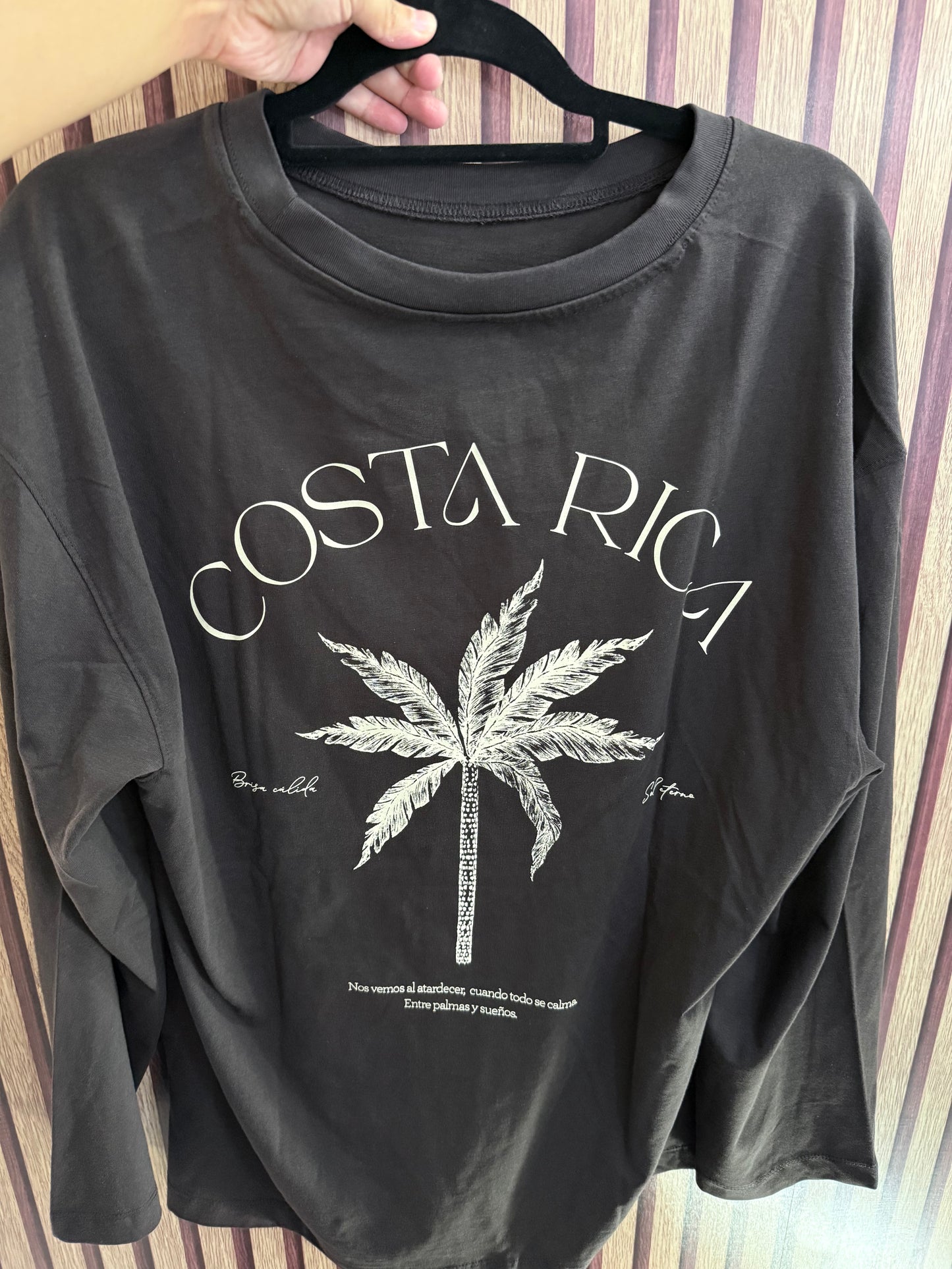 Blusa manga larga