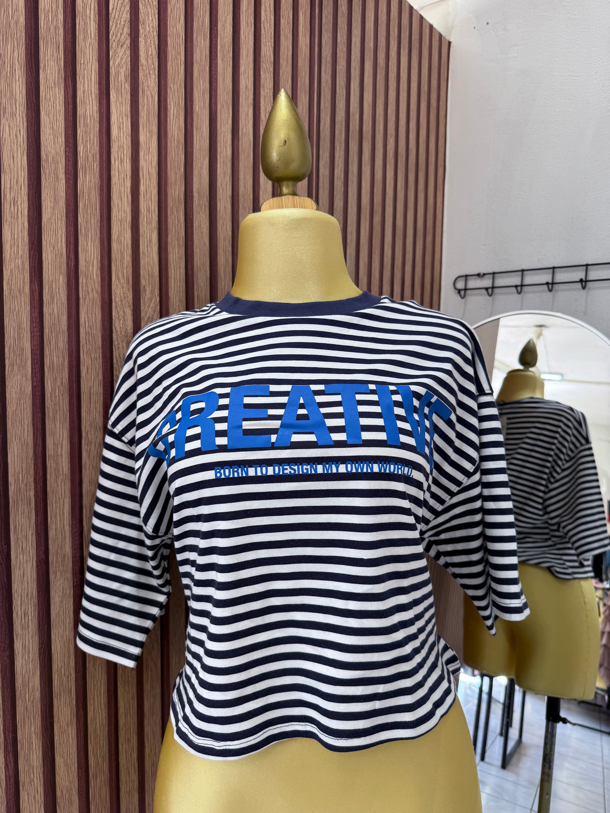 Blusa básica rayada