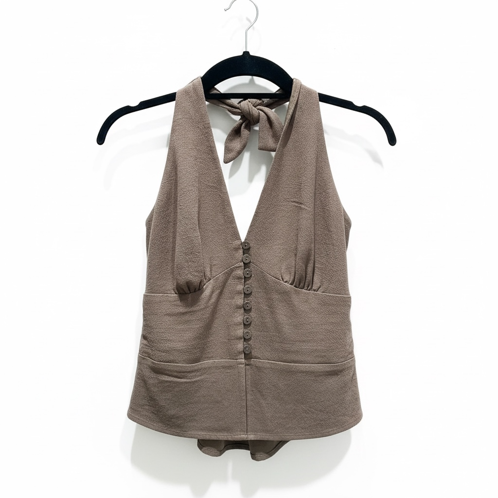 Blusa halter (STRADIVARIUS)