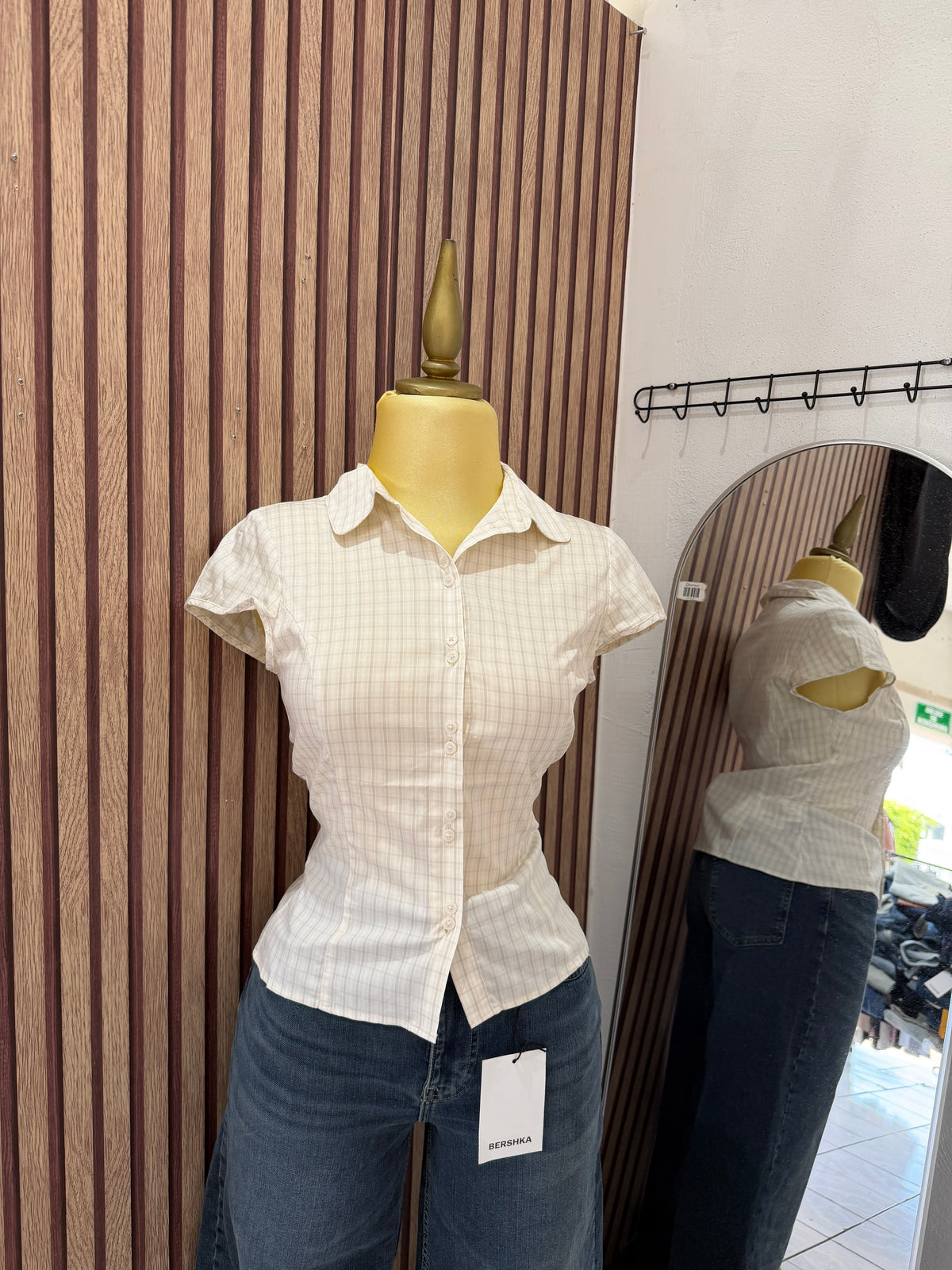Camisa cuadros H&M