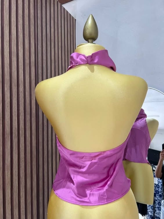 Blusa halter (ZARA)