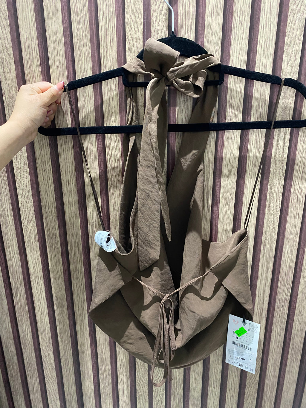 Blusa halter (ZARA)