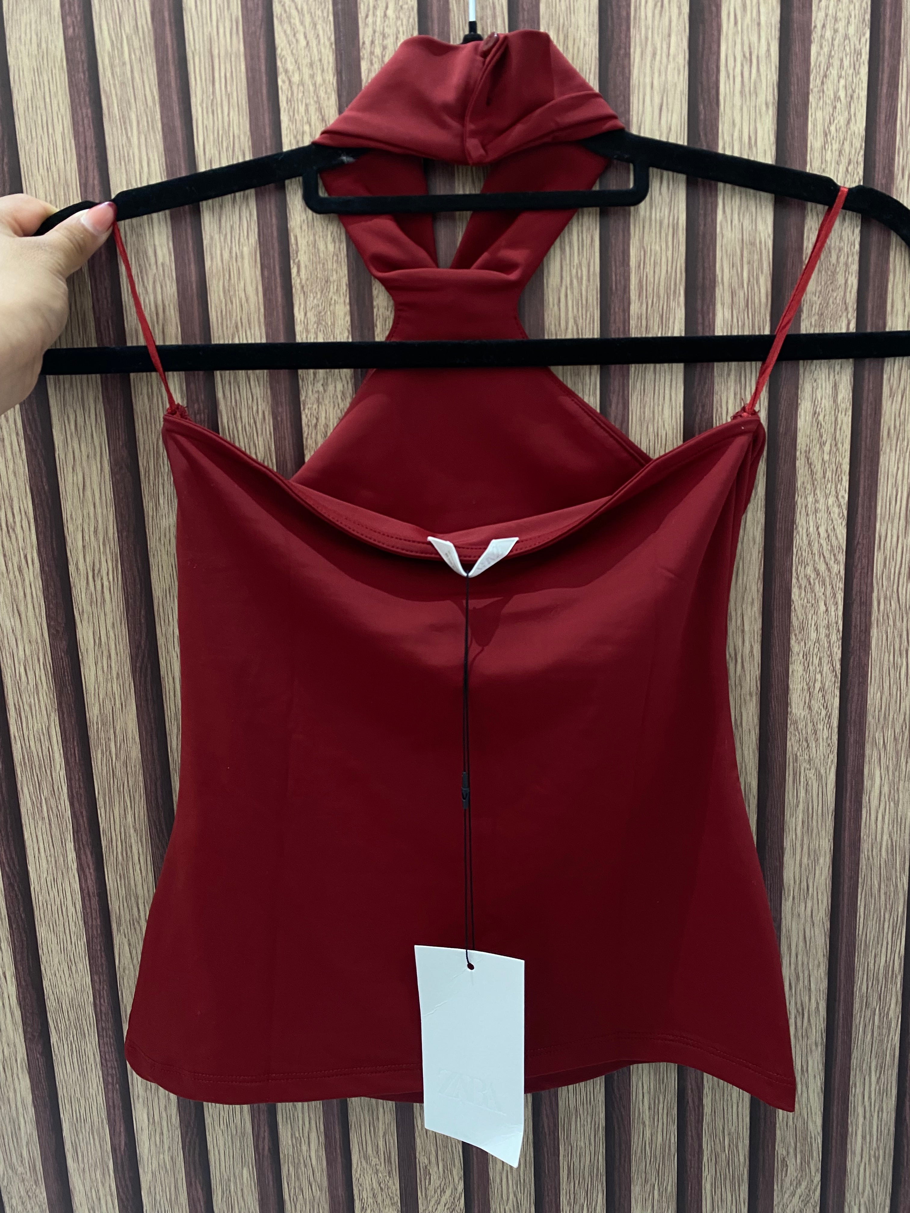 Blusa halter (ZARA)