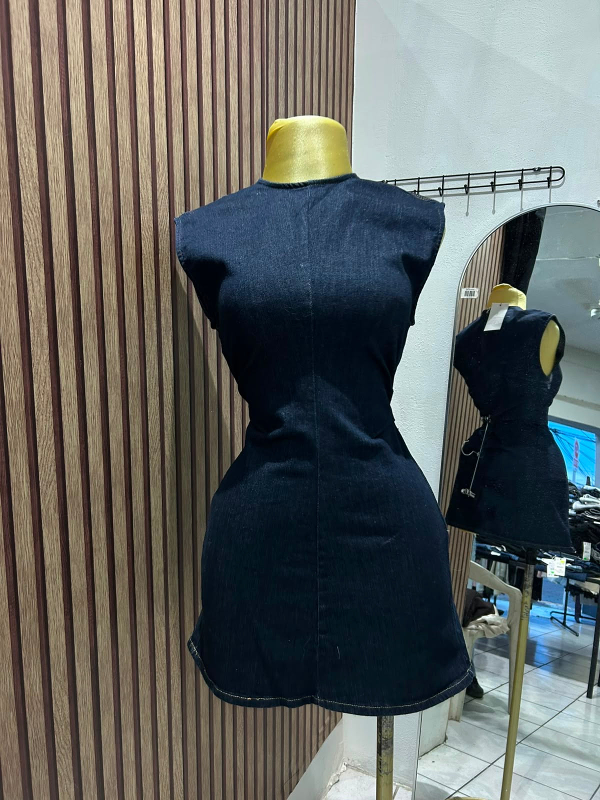 VESTIDO CORTO MEZCLILLA ZARA