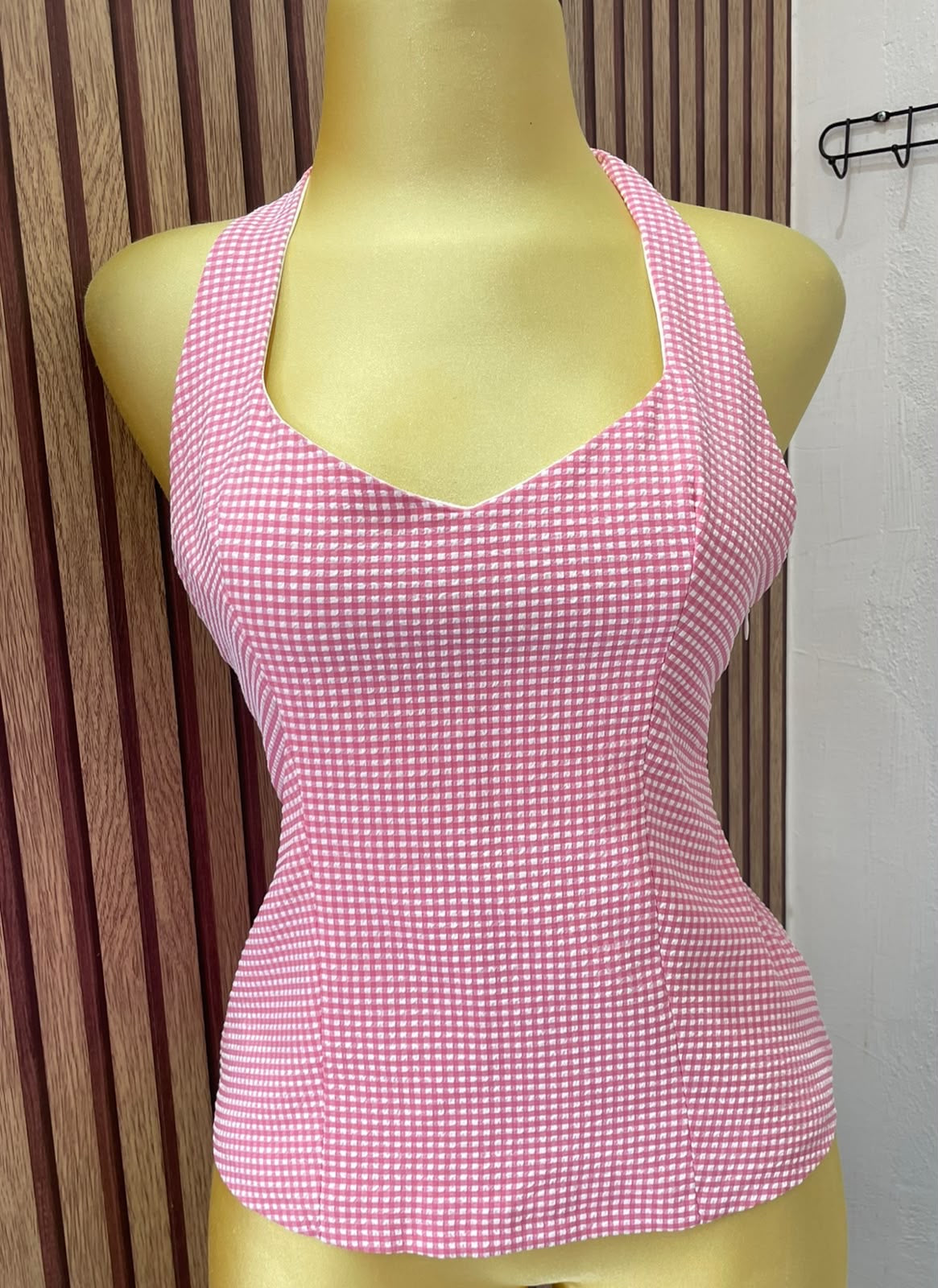 Blusa cuadros Zara