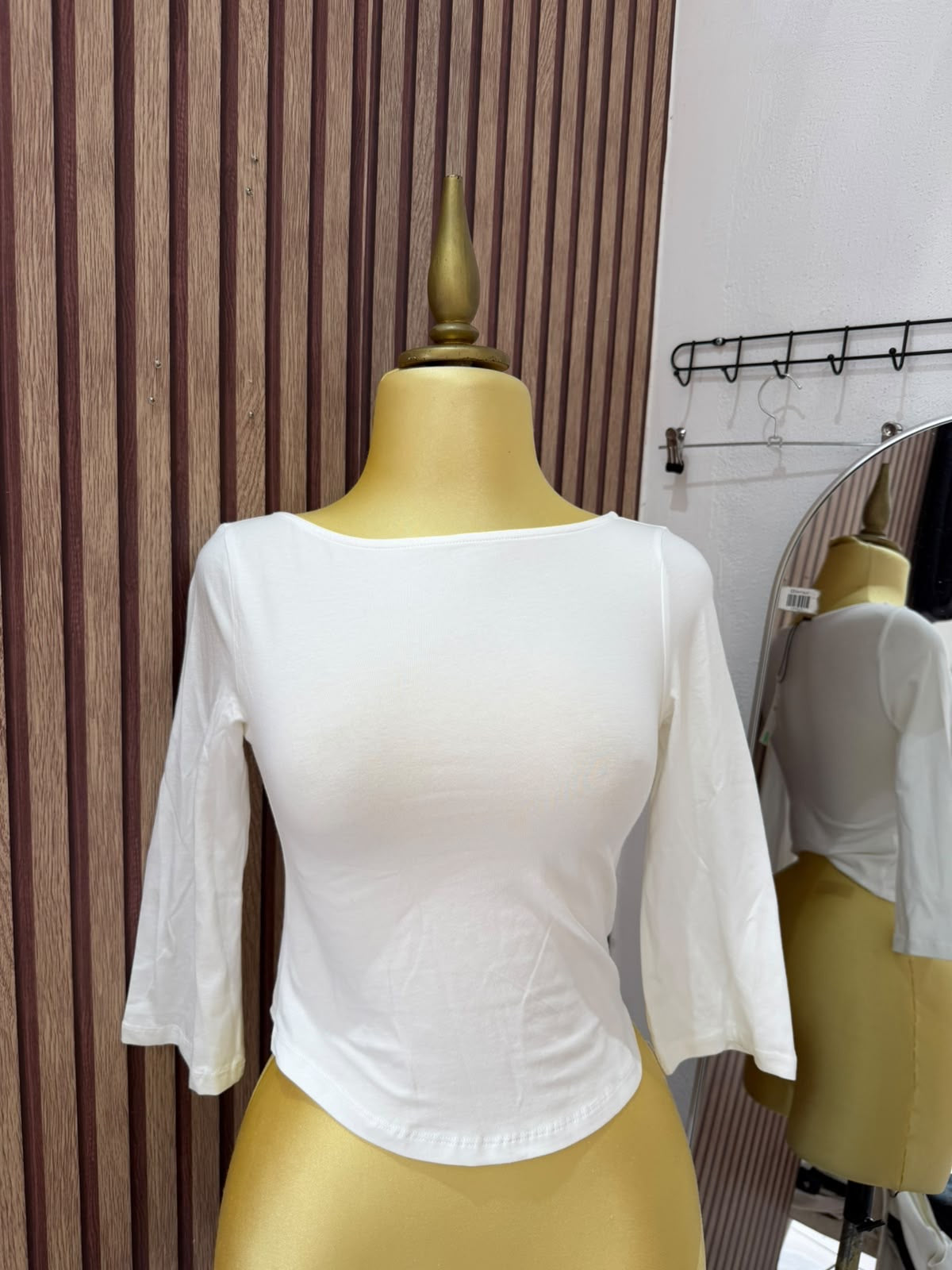 BLUSA BERSHKA MANGA LARGA