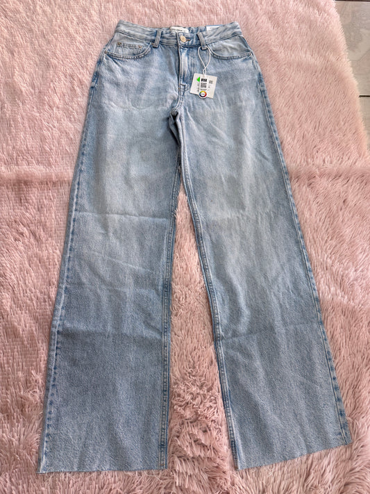 Jeans straight wide bershka