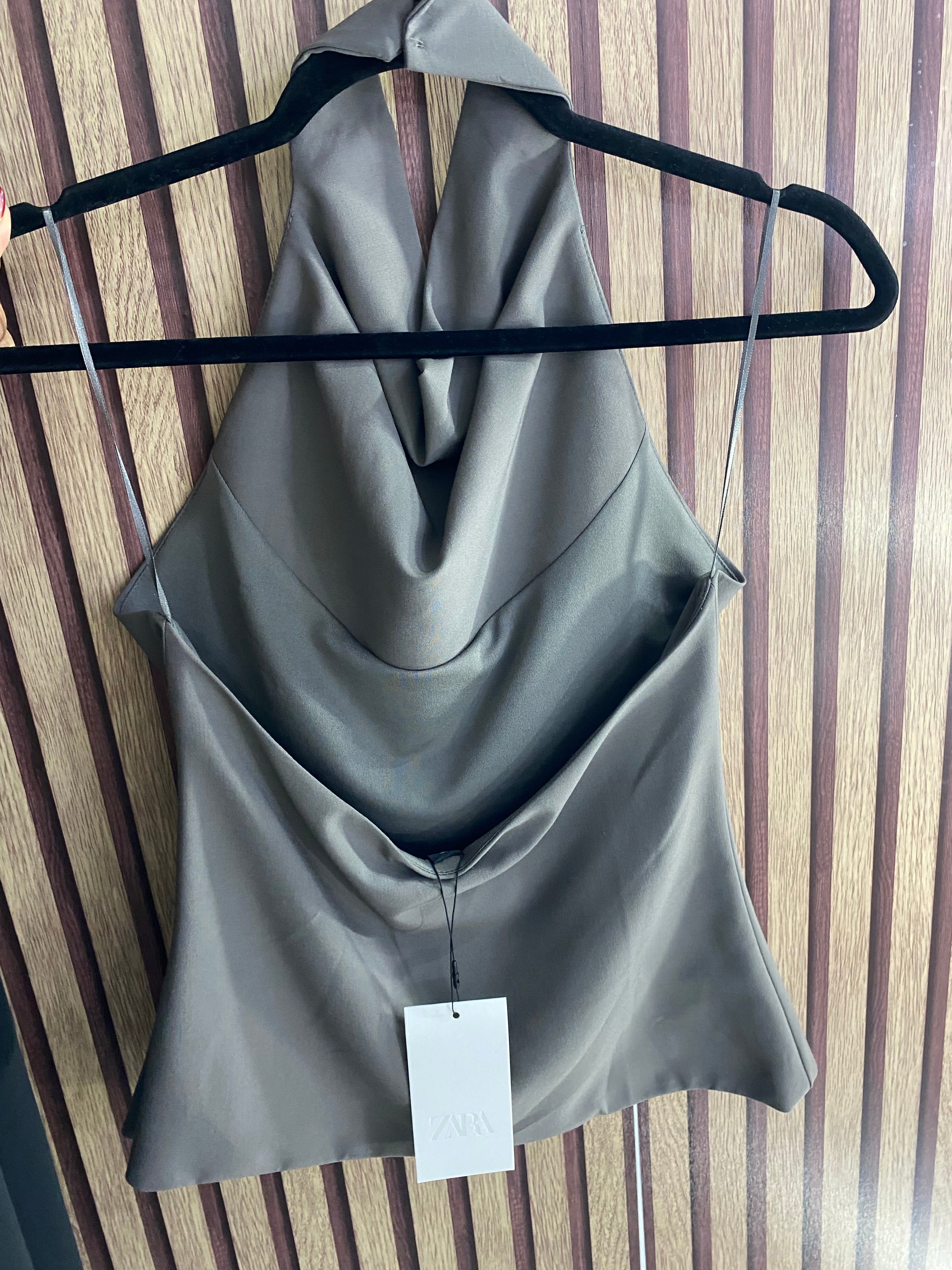 Blusa halter (ZARA)