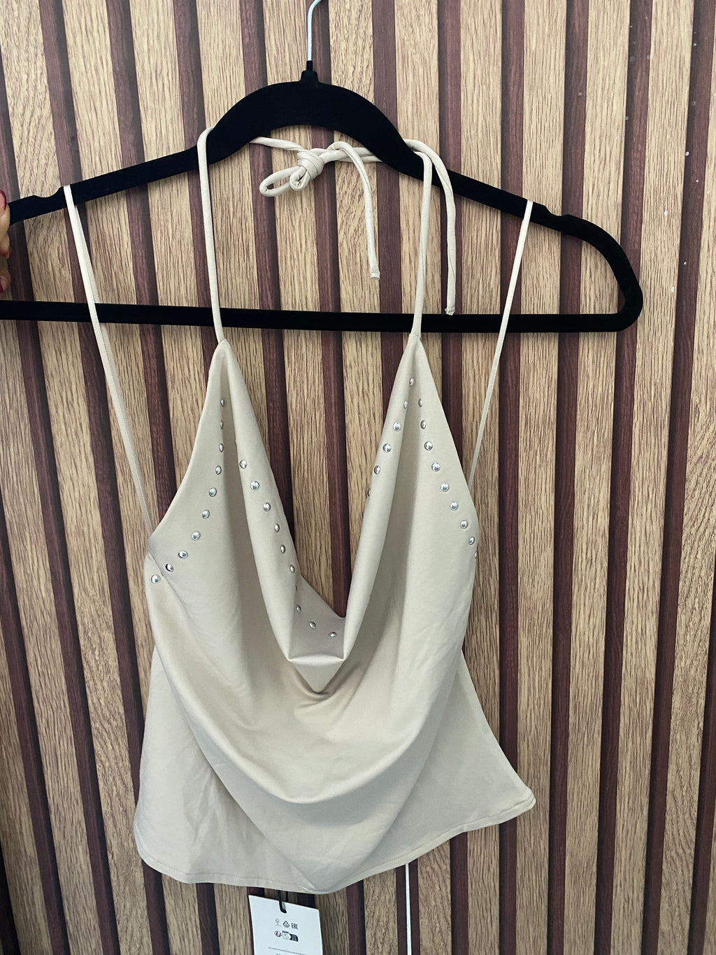 Blusa halter (BERSHKA)