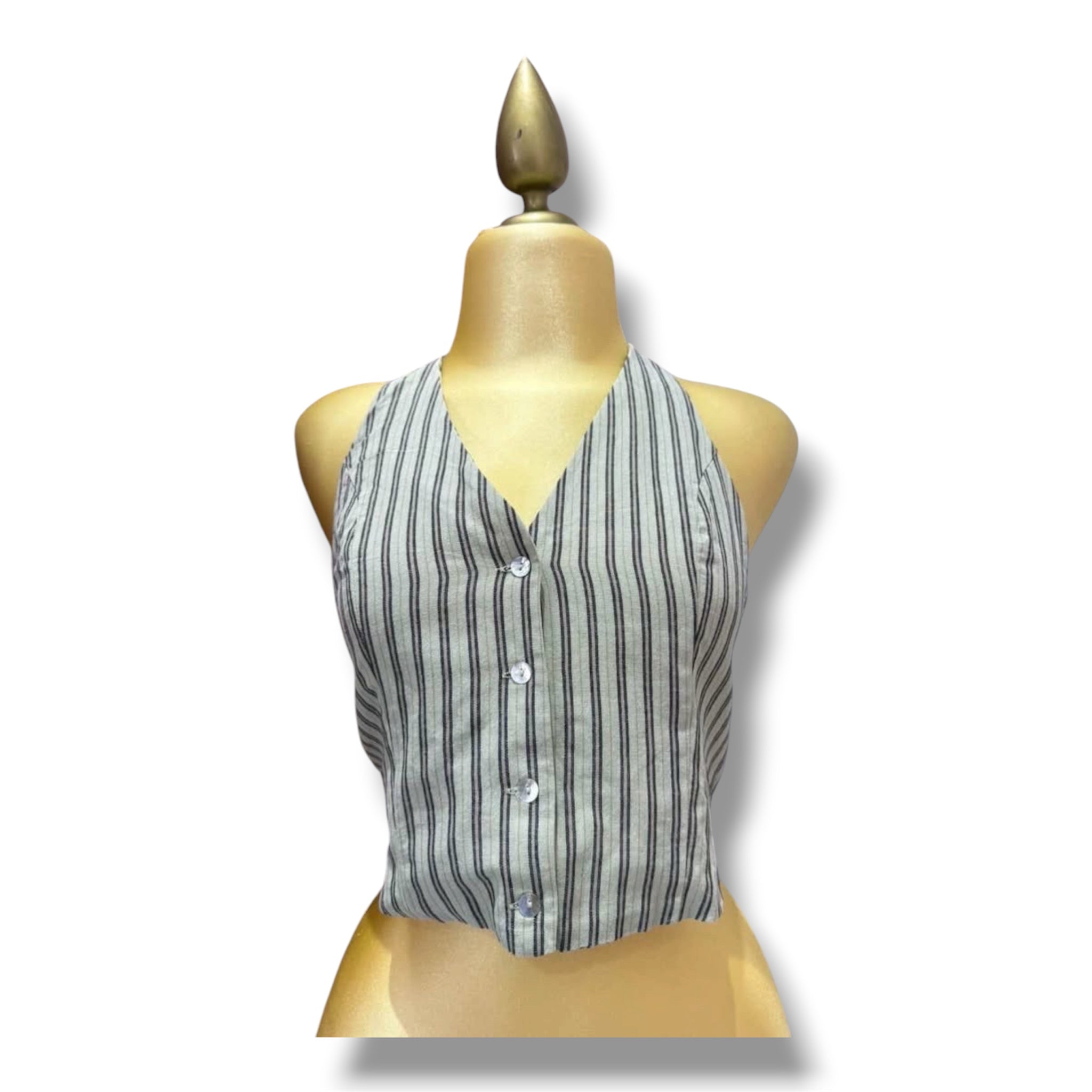 Blusa halter (PULLBEAR)