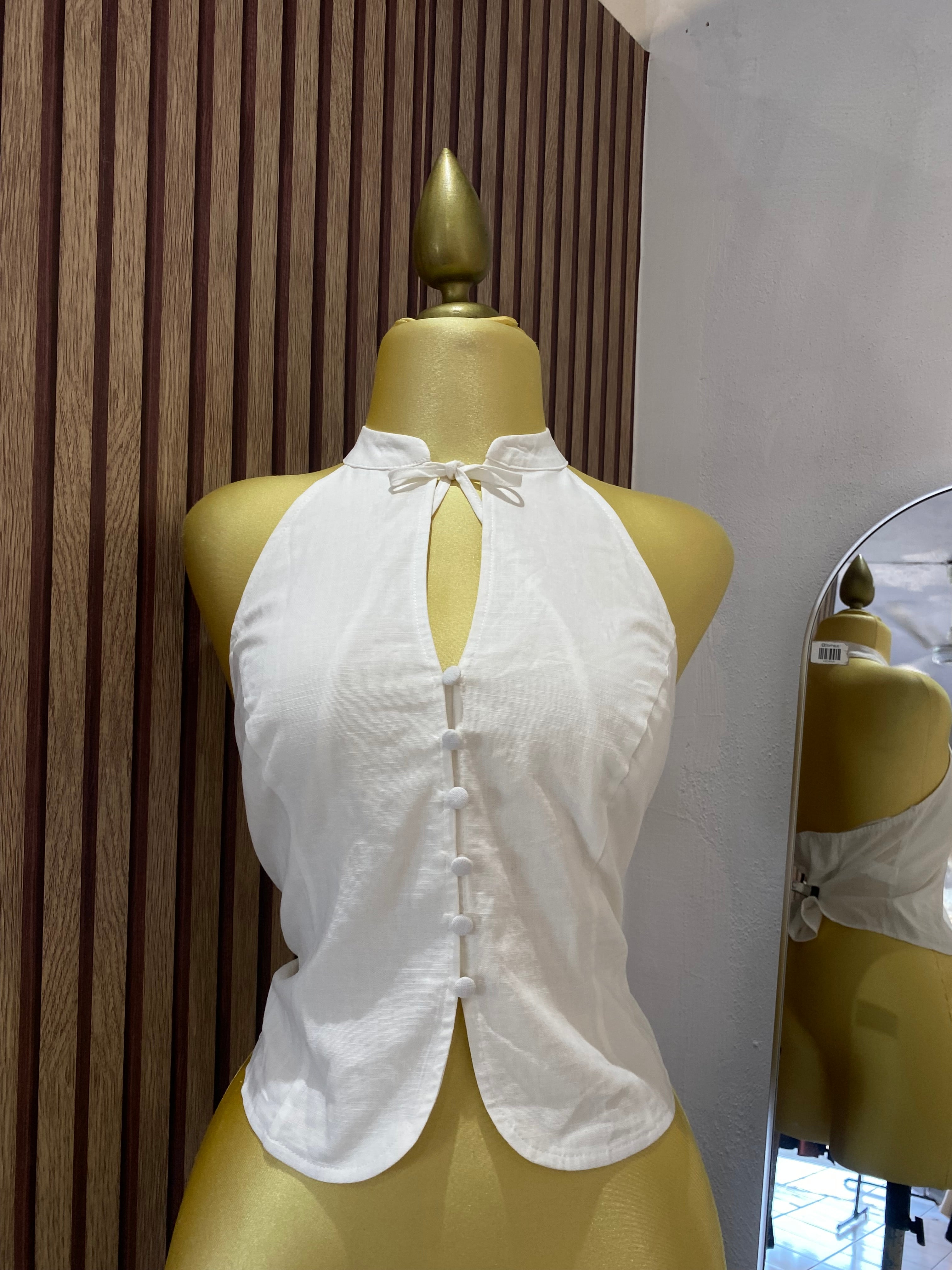 Blusa halter (STRADIVARIUS)