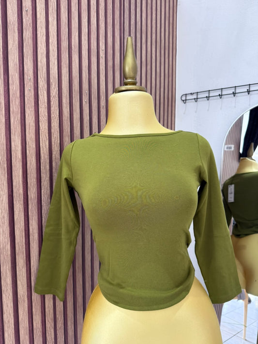 BLUSA BÁSICA MANGA LARGA