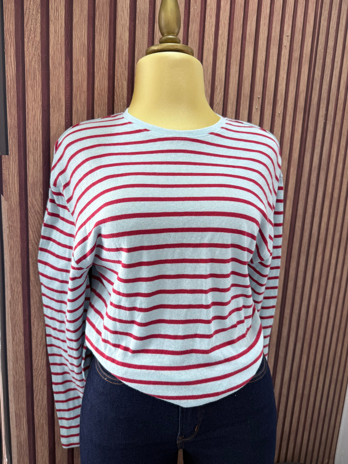 Blusa manga larga