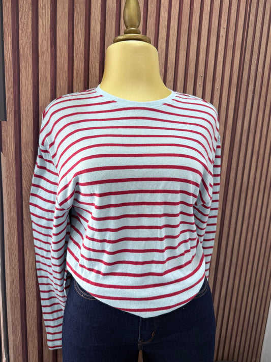 Blusa manga larga
