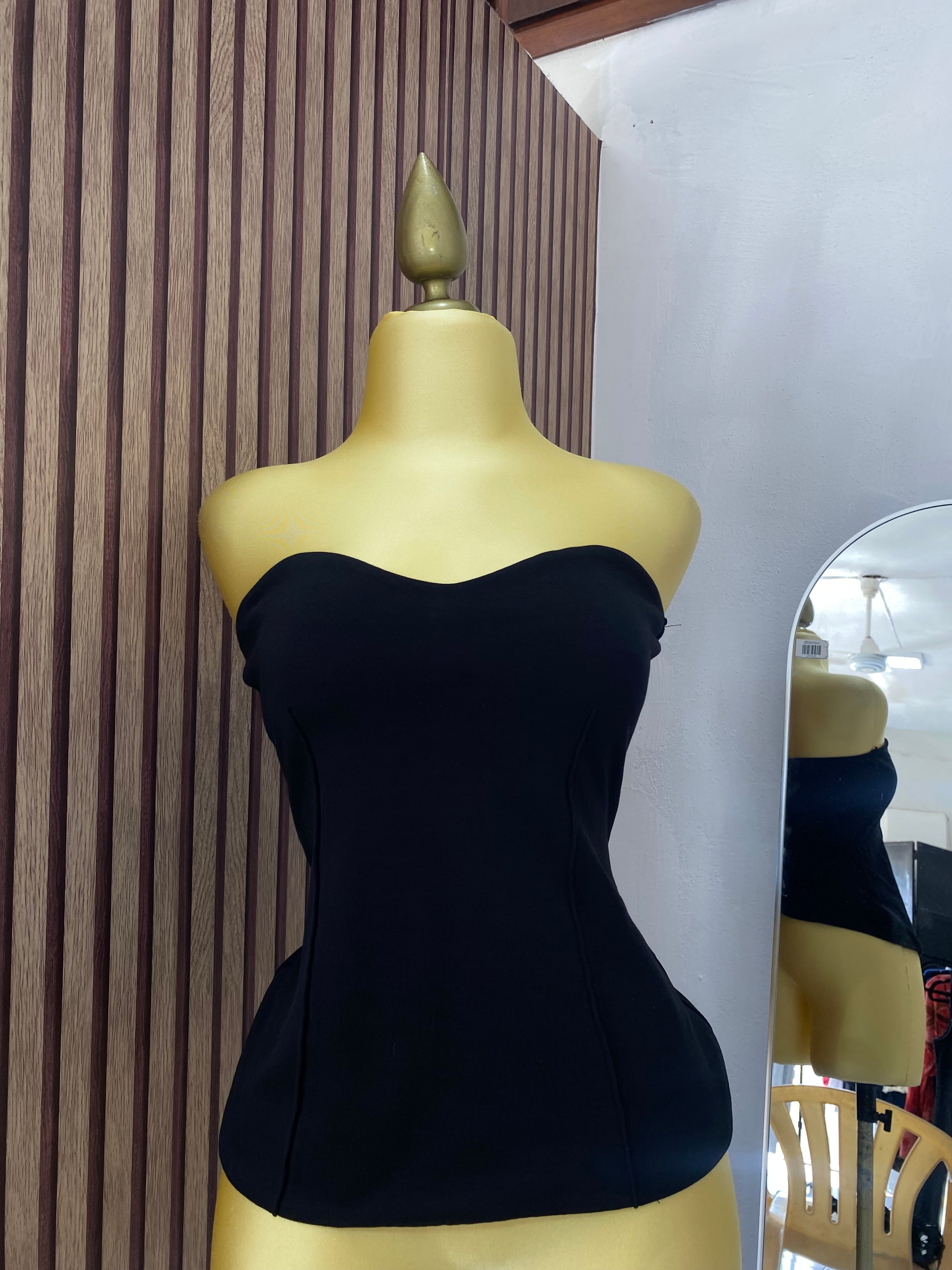 Blusa straple (STRADIVARIUS)