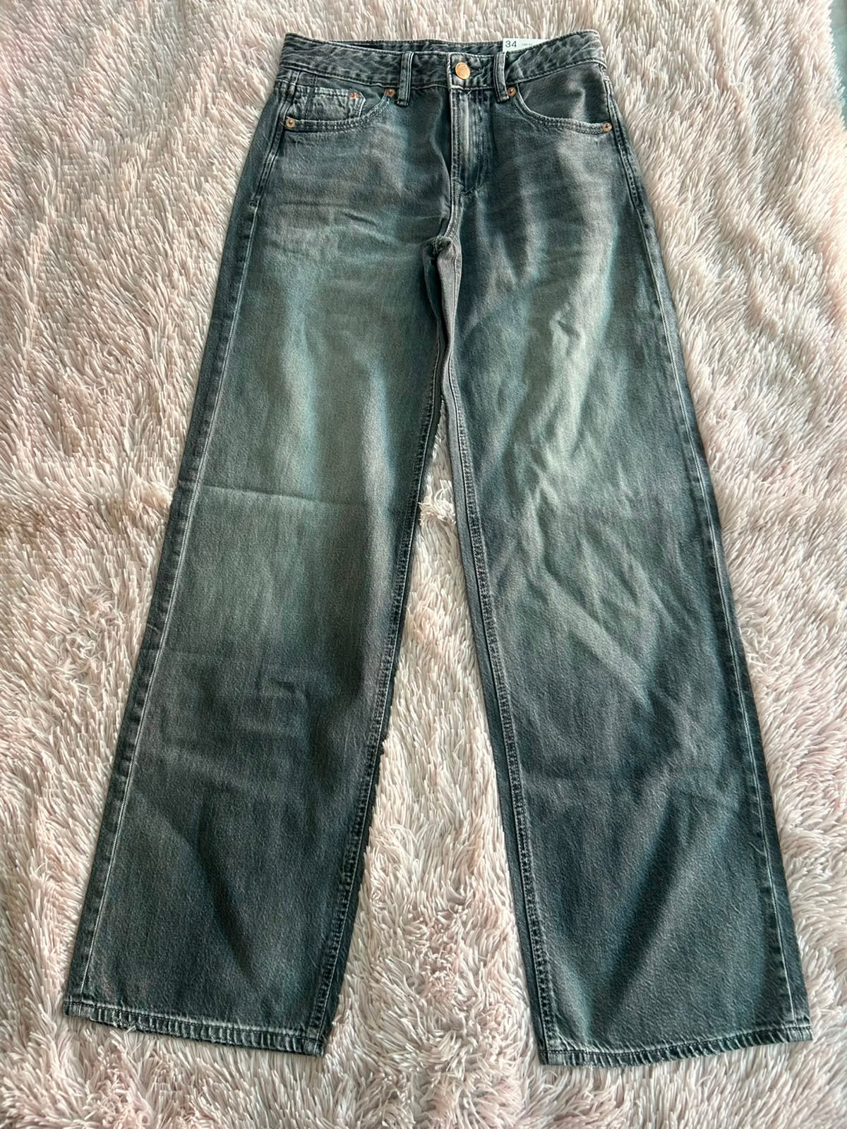 JEANS STRADIVARIUS D91 LOW WIDE