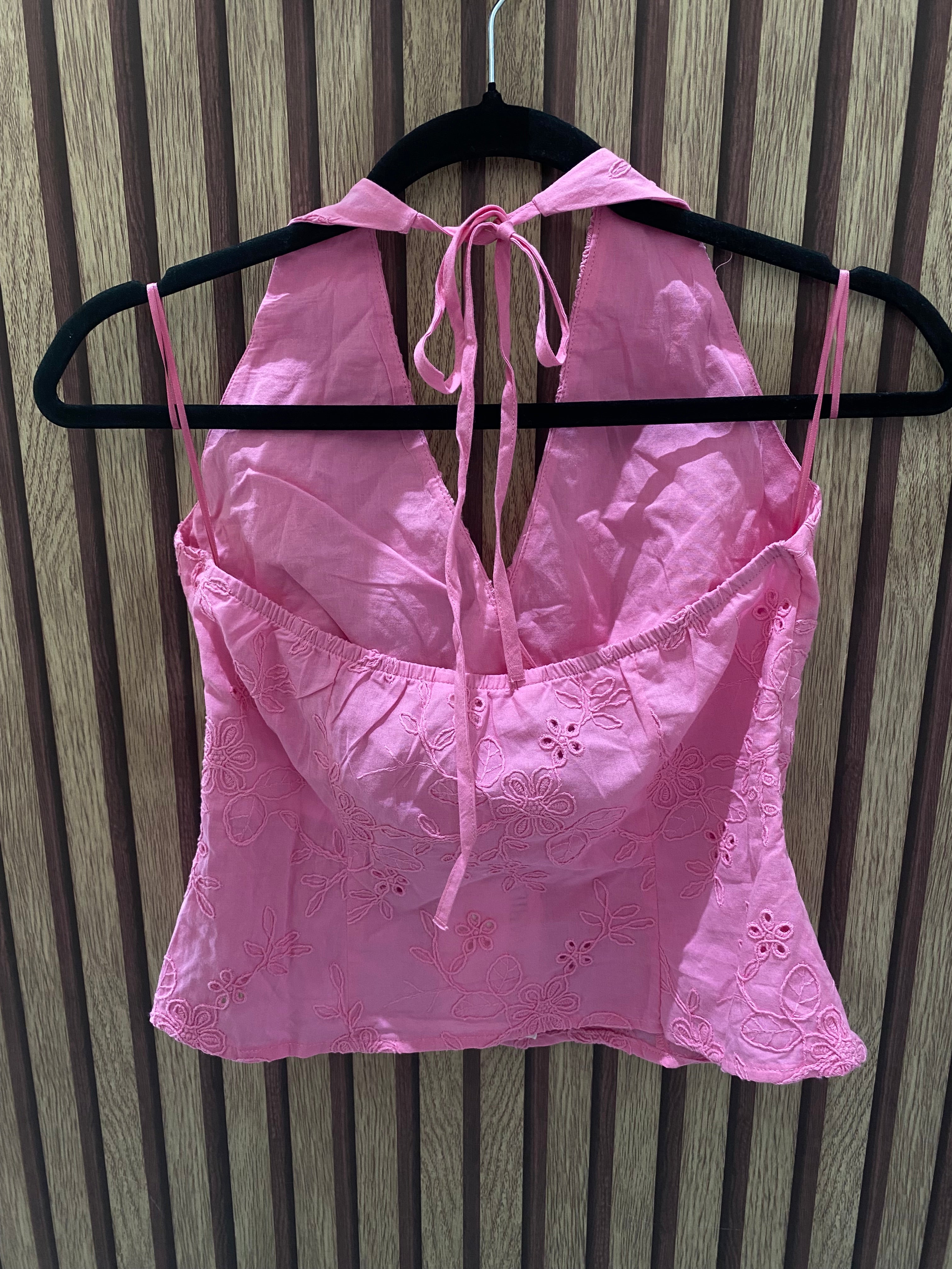 Blusa halter (STRADIVARIUS)