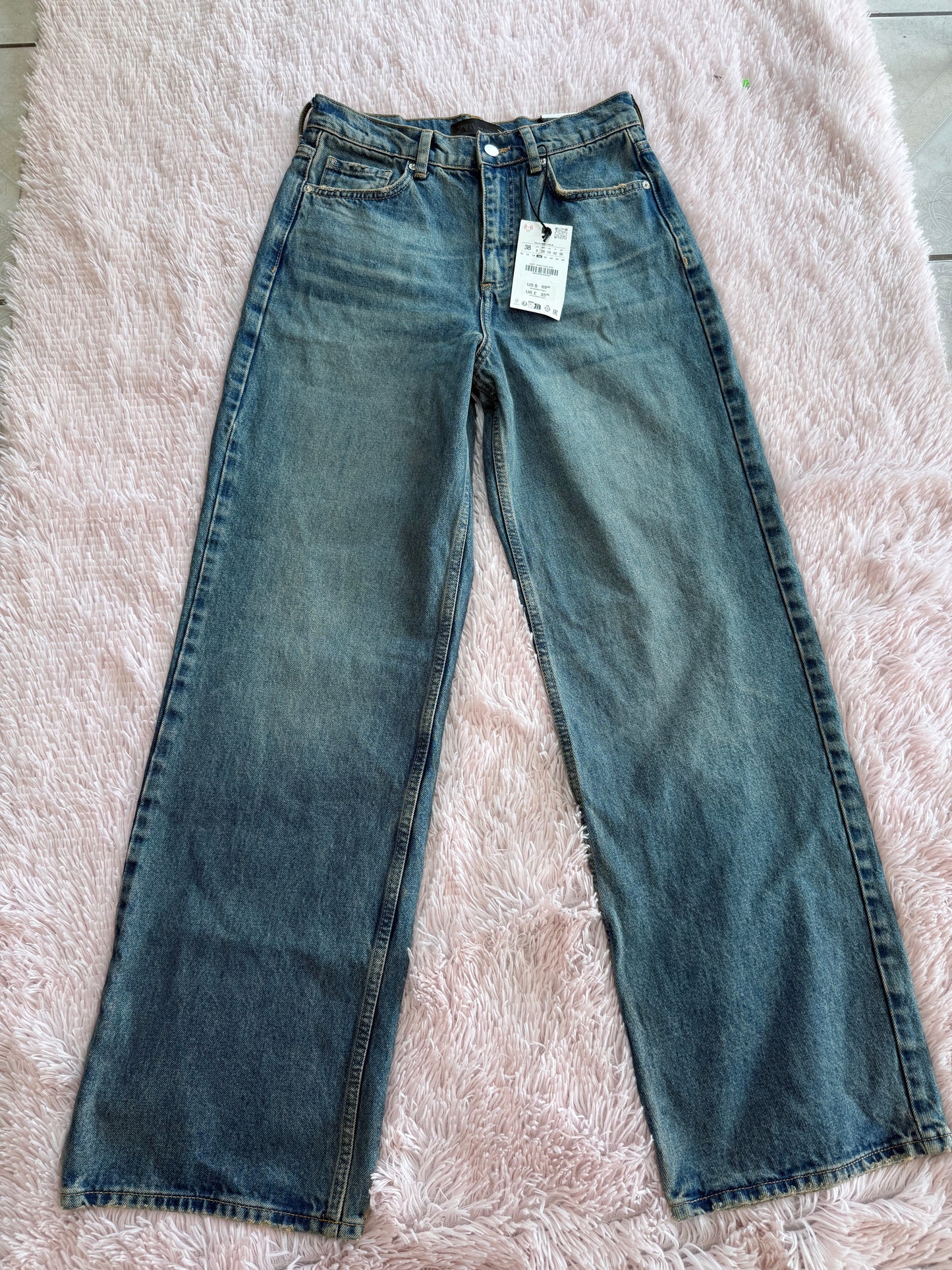Jeans Zara tiro alto