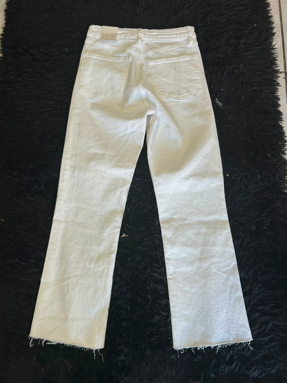 JEANS CROP FLARE ZARA