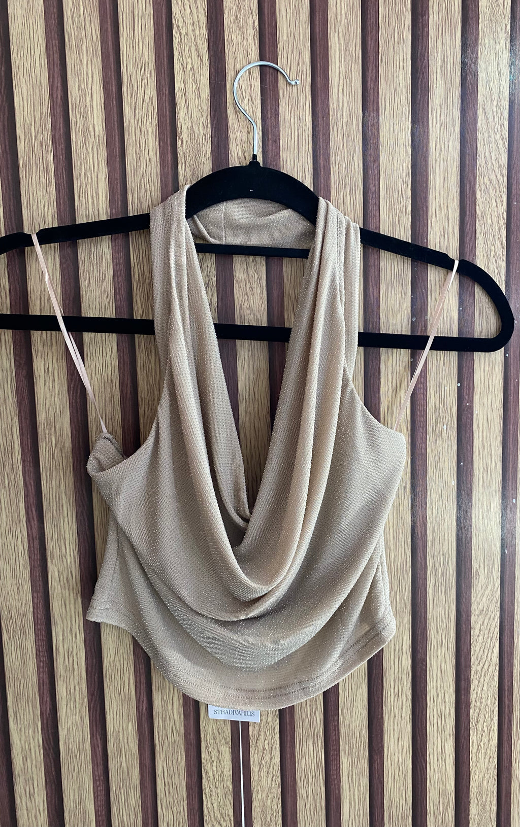 Blusa halter (STRADIVARIUS)