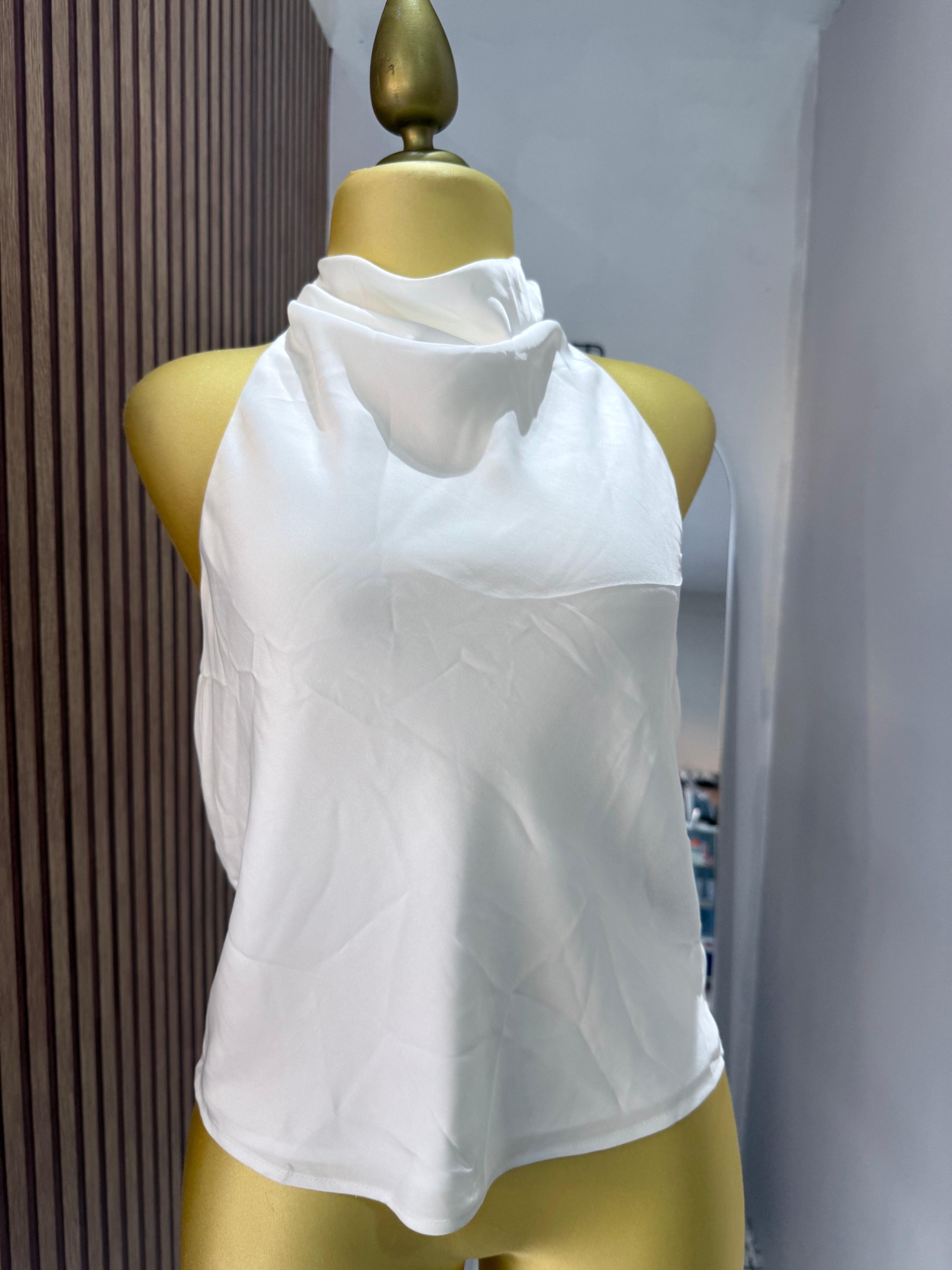 Blusa satín stradivarius