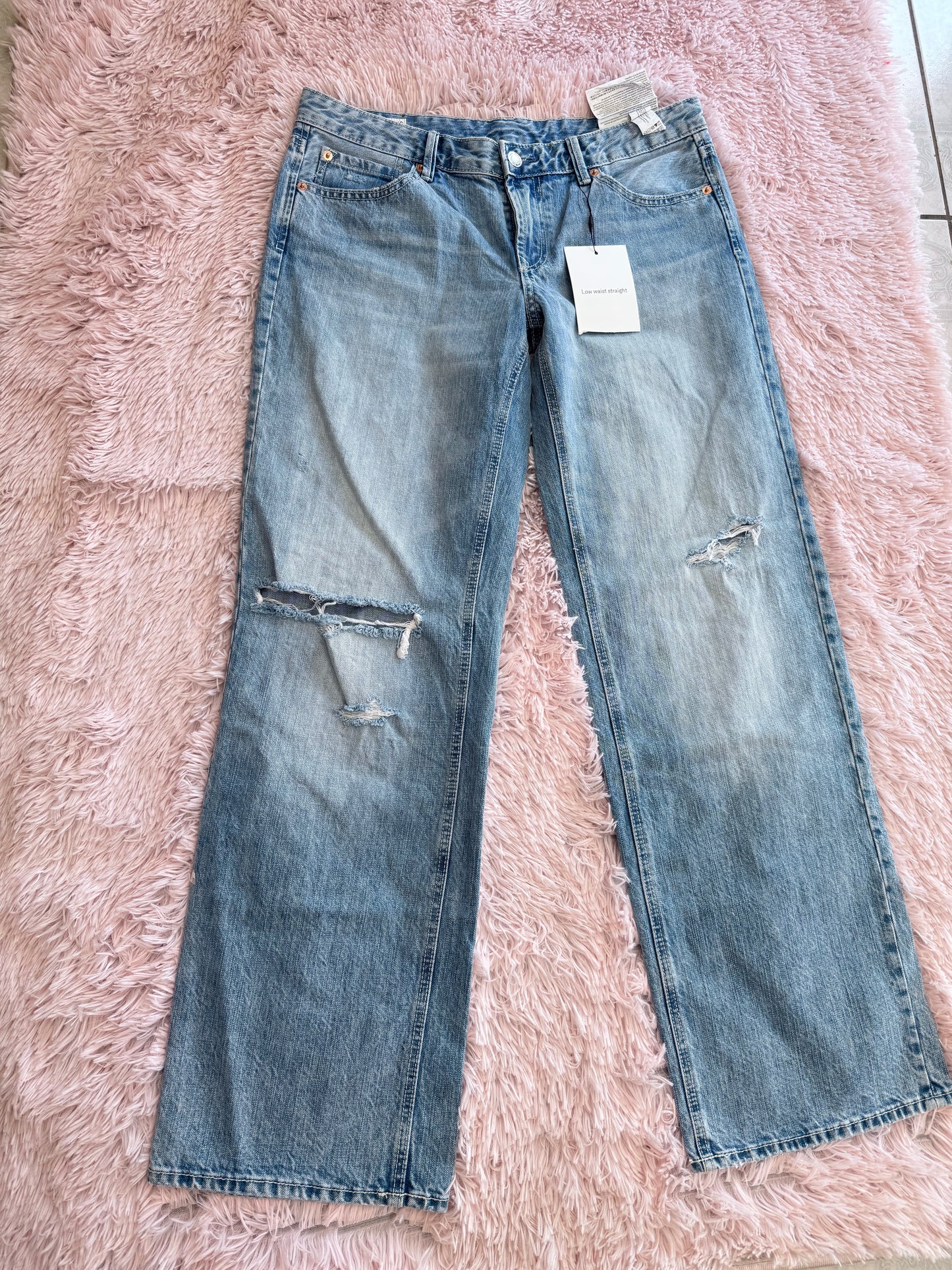 Jeans Stradivarius tiro bajo