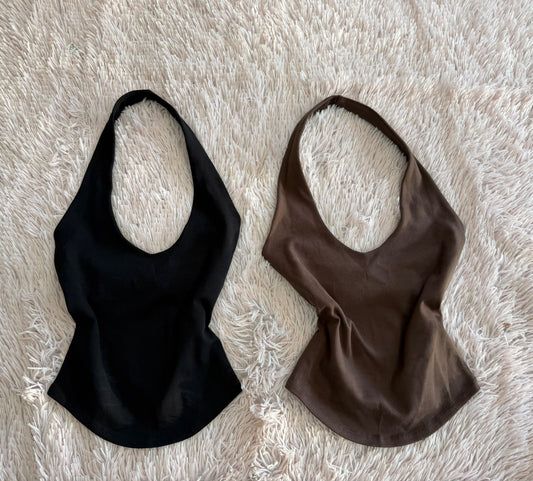 Blusa halter Zara
