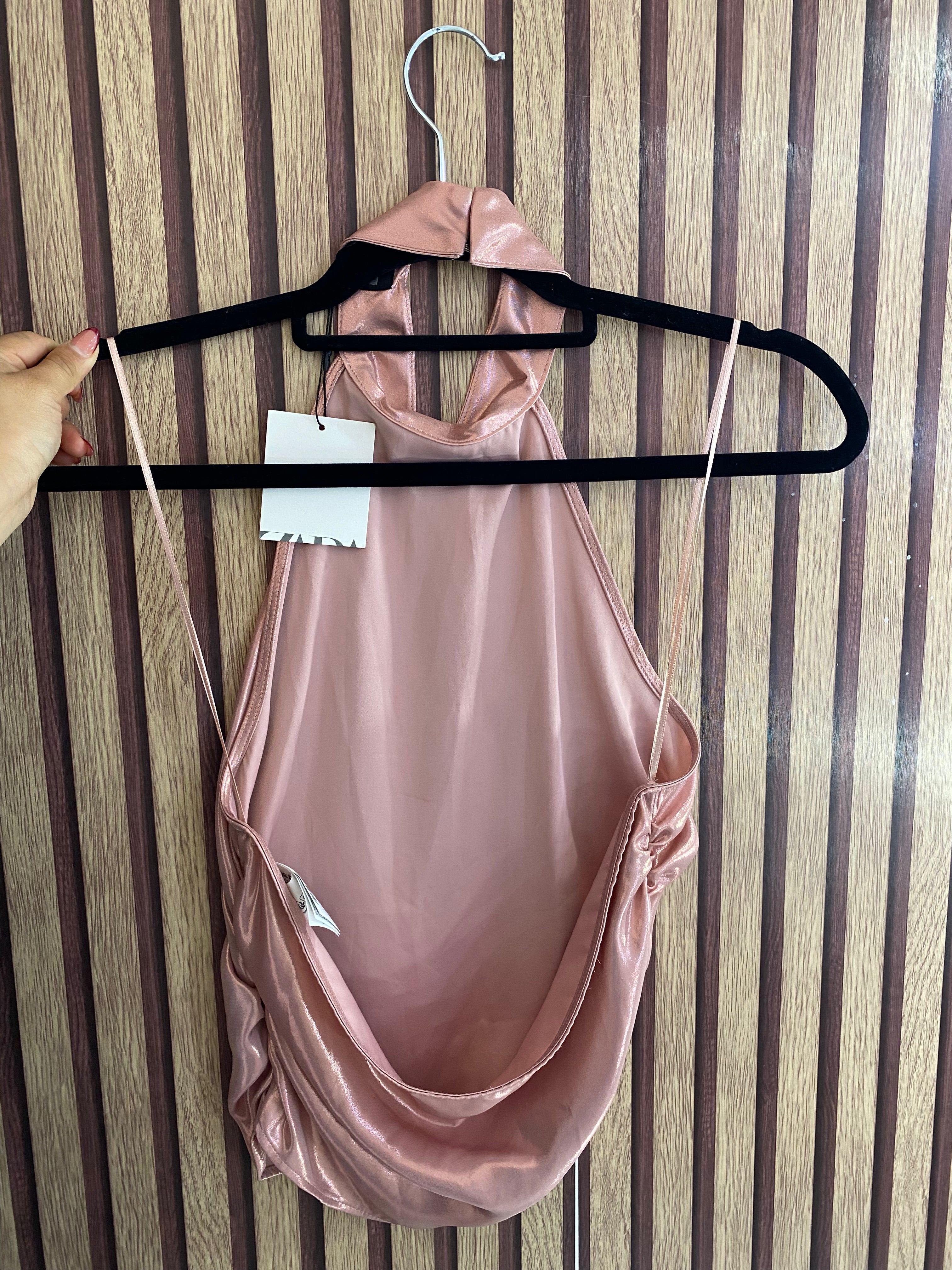 Blusa halter (ZARA)