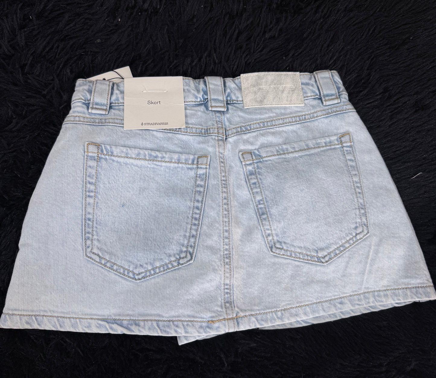 Falda short brillo