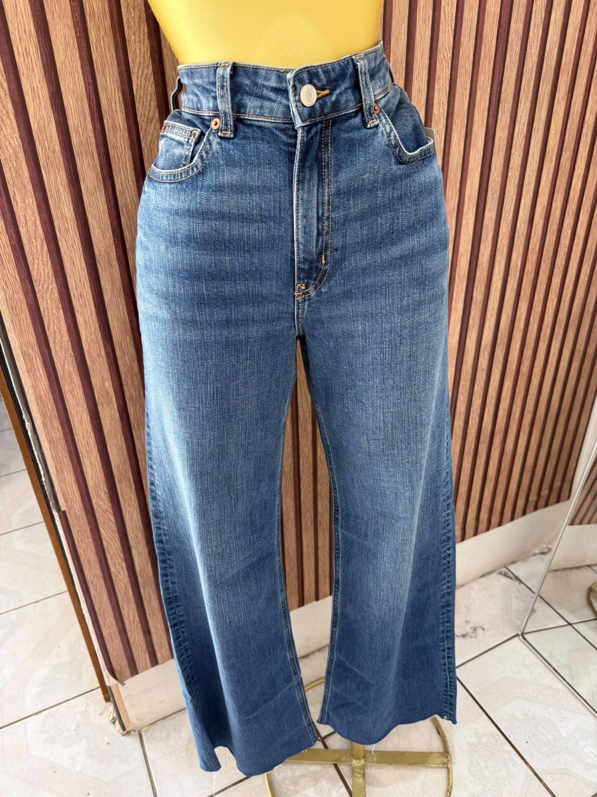 JEANS WIDE HIGHT WAIST HYM