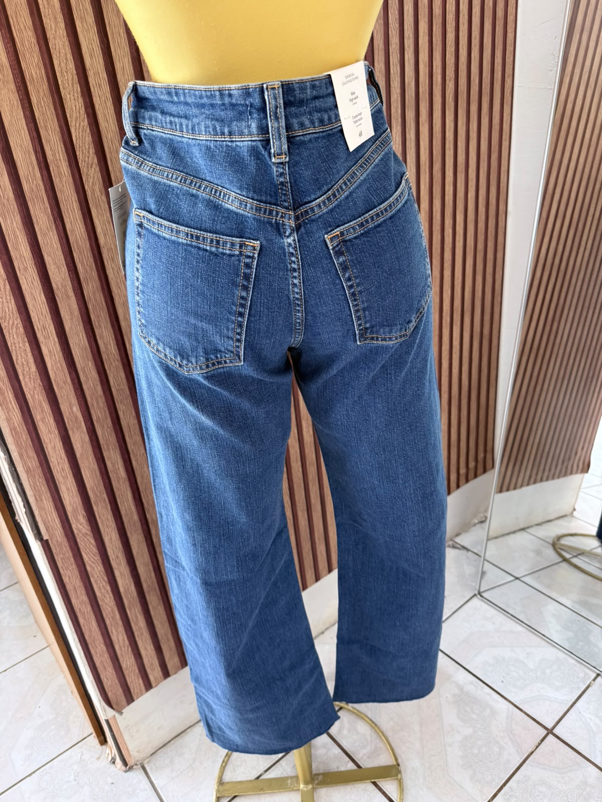 JEANS WIDE HIGHT WAIST HYM