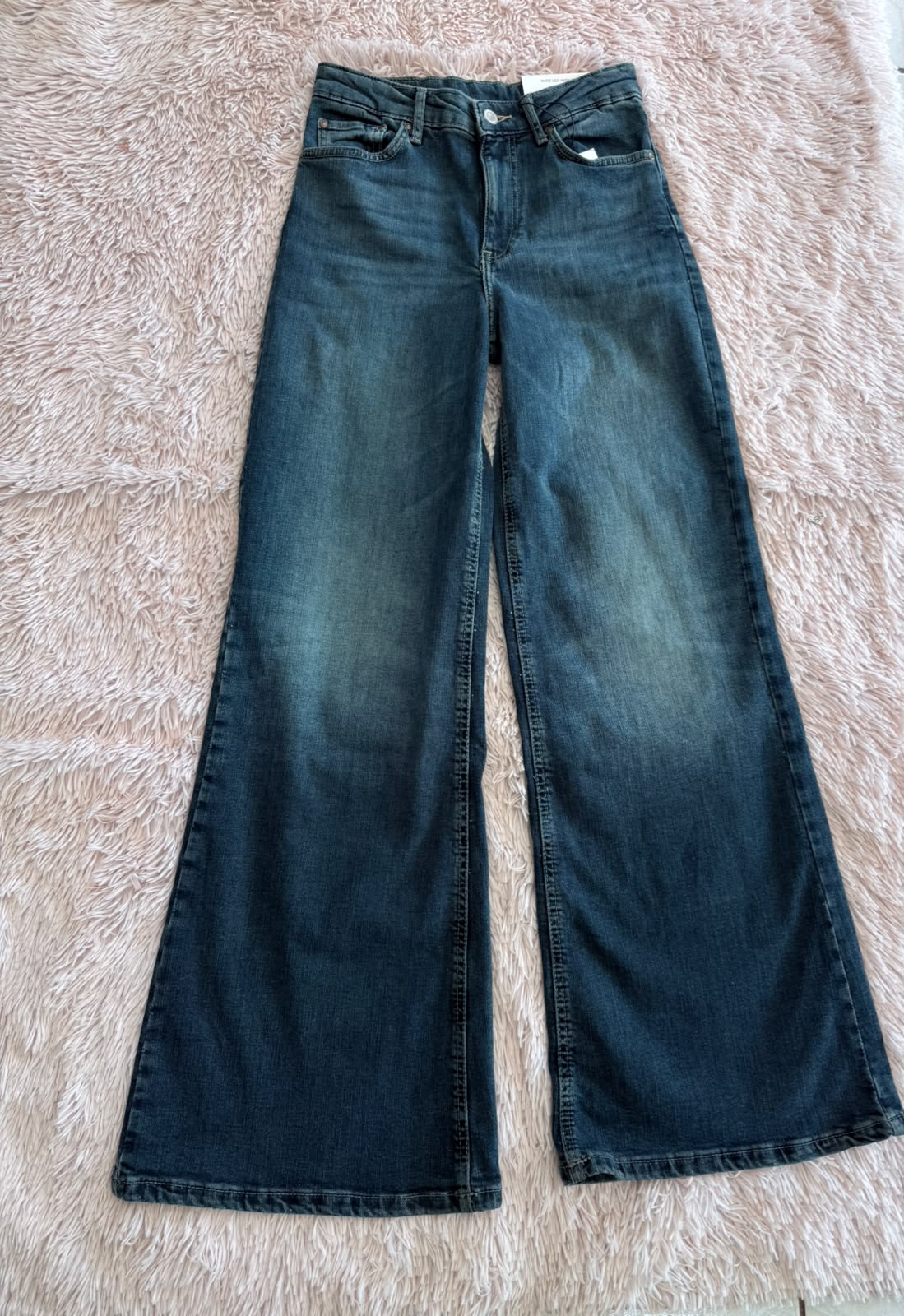 PANTALÓN BERSHKA WIDE LEG HIGH WAIST