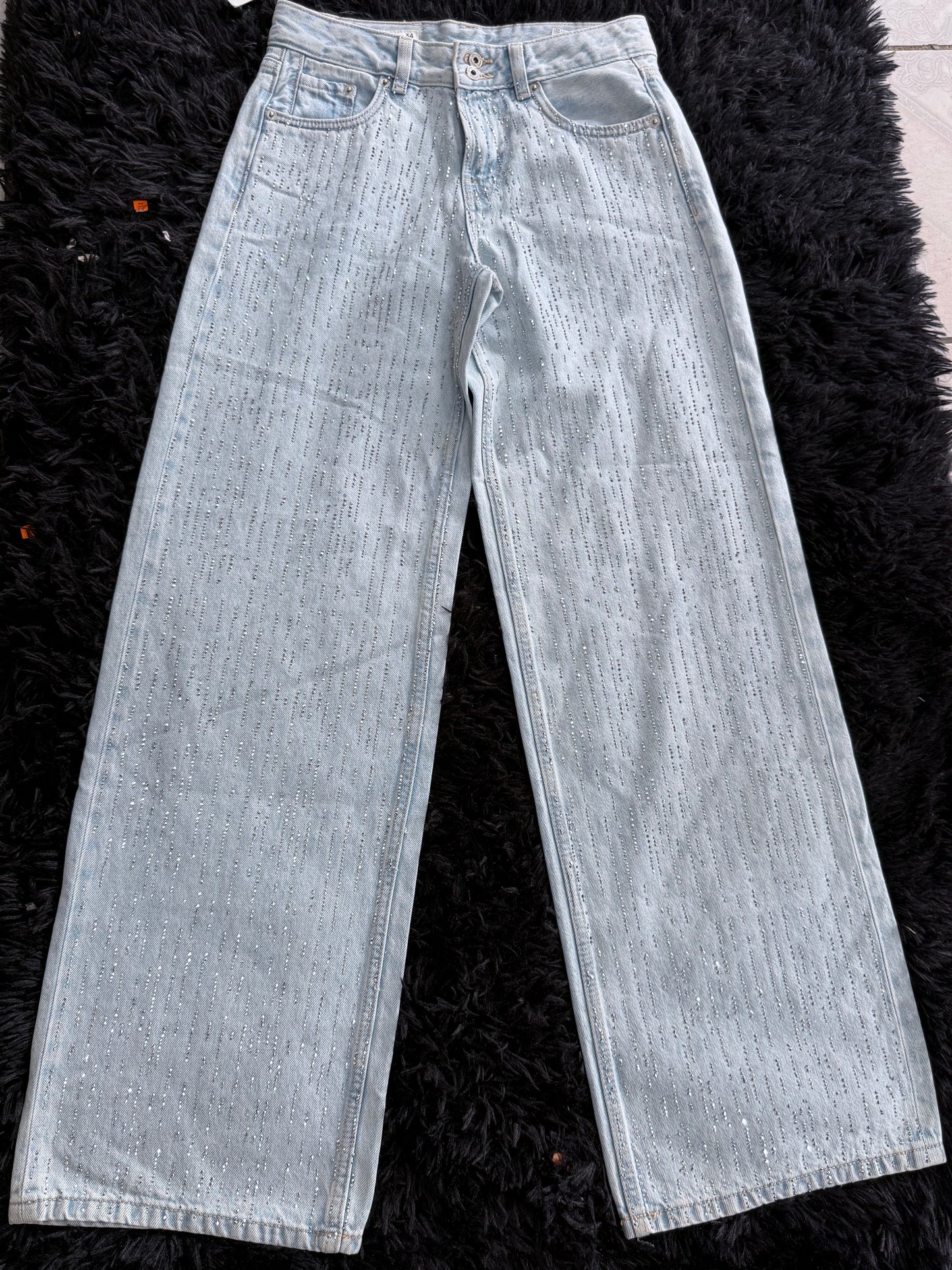 Jeans brillos Stradivarius