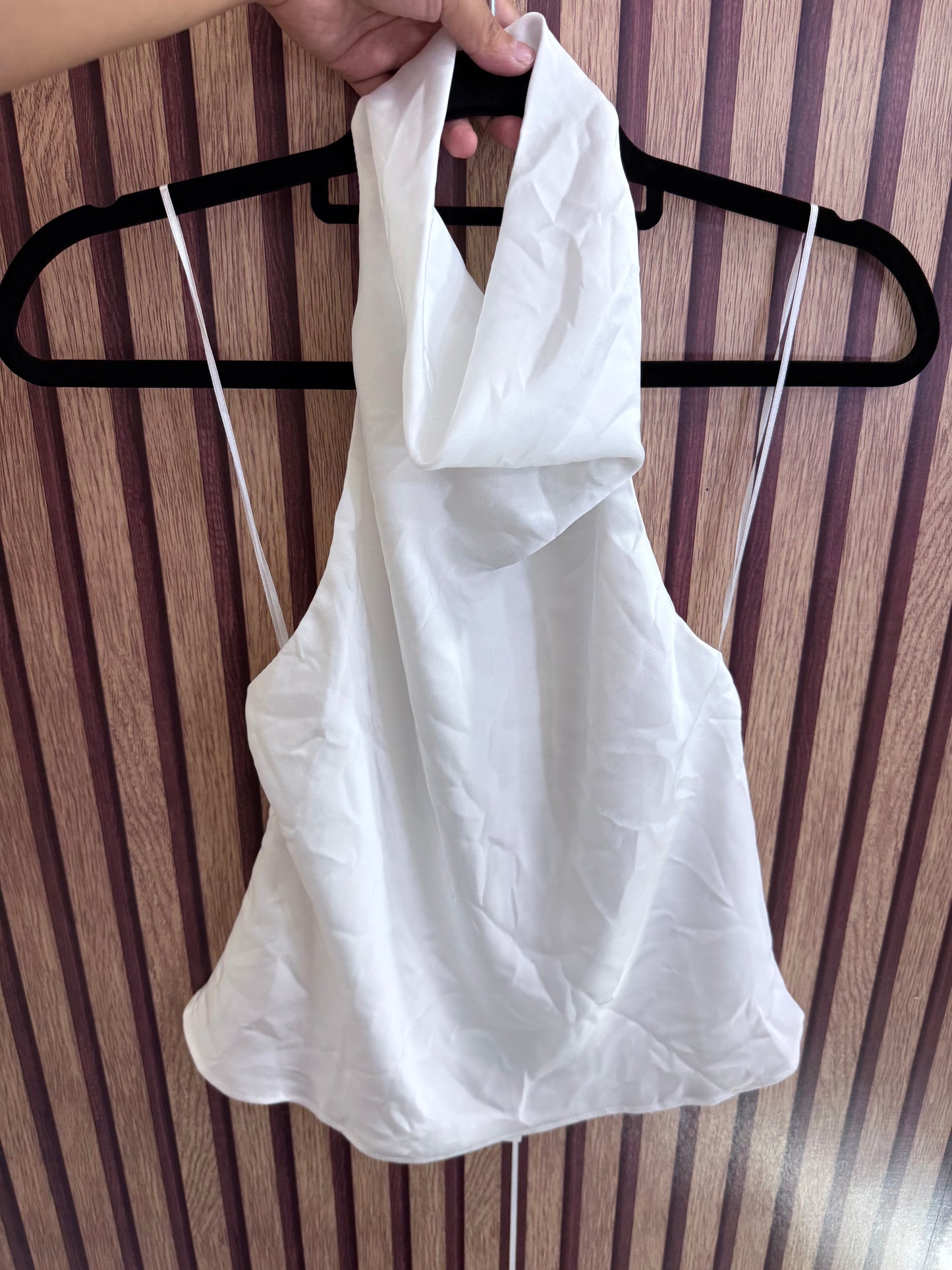 Blusa Stradivarius satin